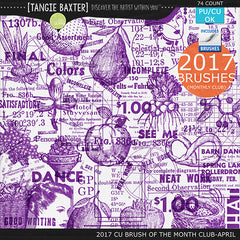 2017 Brush of the Month Club - No. 04 April Brushes