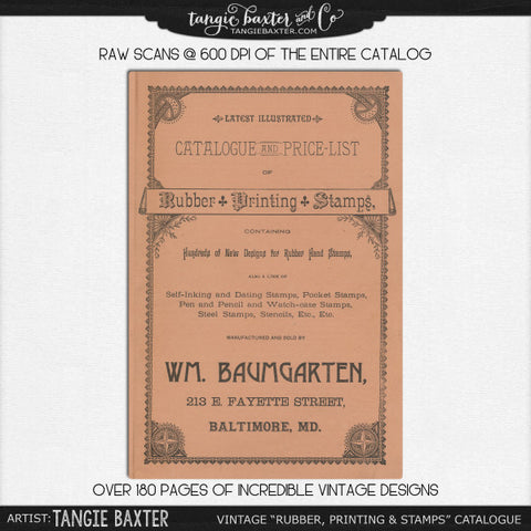 Vintage "Rubber, Printing & Stamps" Catalogue {Personal Use}