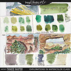 Explorations in Watercolor Online Class
