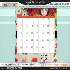 Tangible Plans™ {Add On No. *2015 Printable Calendar}