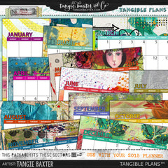 Tangible Plans™ {Add On No. *2015 Printable Calendar}