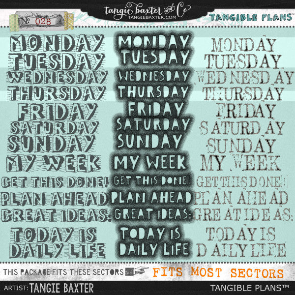 Tangible Plans™ {Add On No. 028}