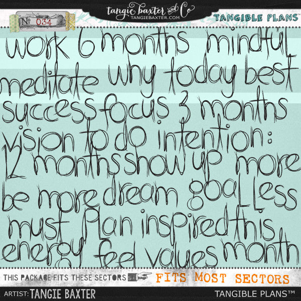 Tangible Plans™ {Add On No. 034}