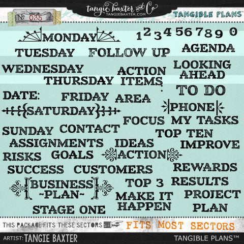 Tangible Plans™ {Add On No. 035}