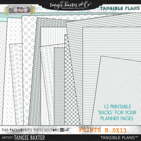 Tangible Plans™ {Add On No. 039}